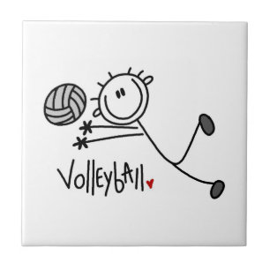 Carreau Volleyball masculin simple de bâtonnets