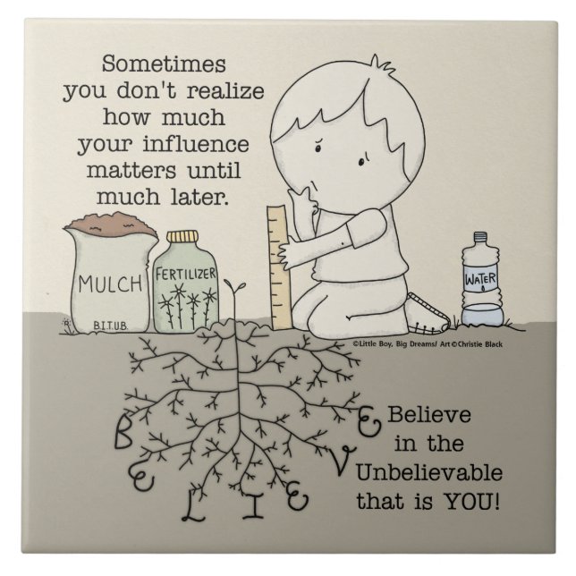 Carreau Votre influence compte (Devant)