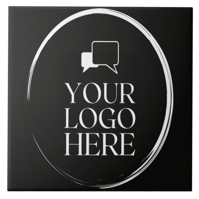 Carreau Votre logo ici moderne (Devant)