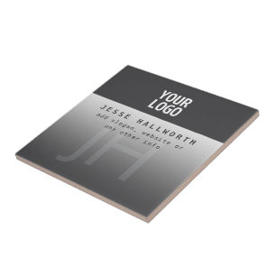 Carreau Votre logo, nom commercial et monogramme