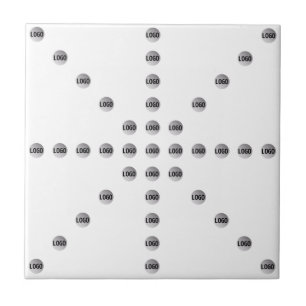 Carreau Votre logo ou toute image téléchargée   Motif en é