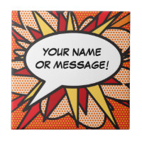 Votre message bulle de dialogue Fun rétro bande de