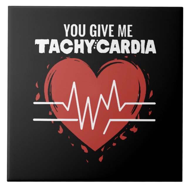 Carreau Vous me donnez une tachycardie (Devant)