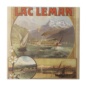 Carreau Voyage au Lac Léman