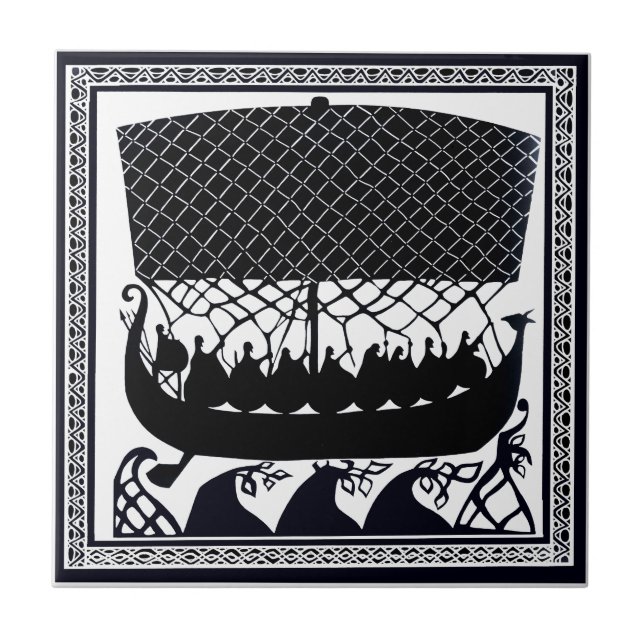 Carreau Voyage viking au paradis (Devant)