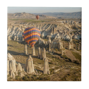 Carreau Vue aérienne de ballons à air chaud, Cappadoce 2