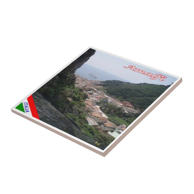Carreau Vue aérienne de CMP140 AMALFI, Italie, (Côté)
