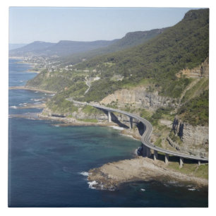 Carreau Vue aérienne du pont de Sea Cliff près de Wollongo