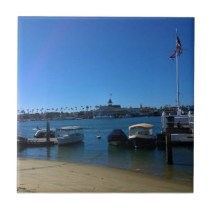 Carreau Vue de Balboa Island, Newport Beach, Californie