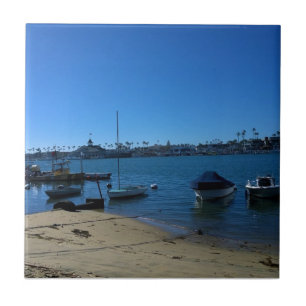 Carreau Vue de Balboa Island, Newport Beach, Californie