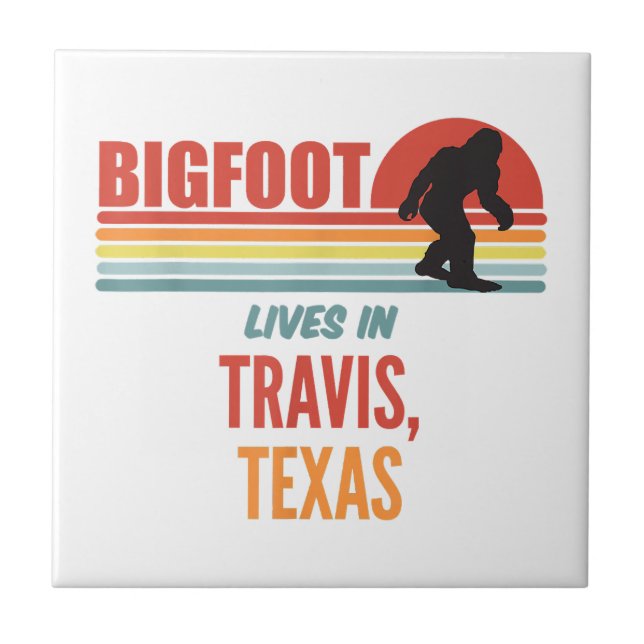Carreau Vue de Bigfoot à Travis Texas  (Devant)