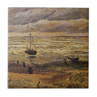 Vue de la mer à Scheveningen par Vincent van Gogh