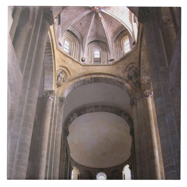Carreau Vue de la nef, c.1050 (photo) (Devant)