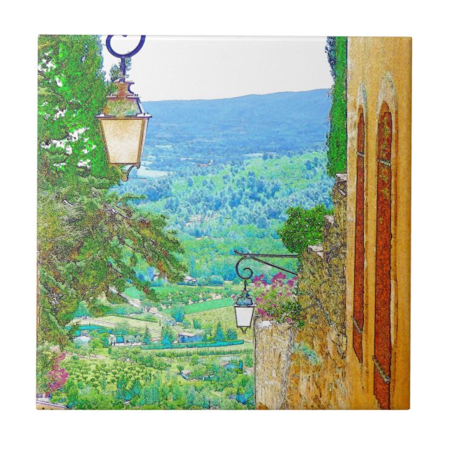 Carreau Vue de la Provence (Devant)