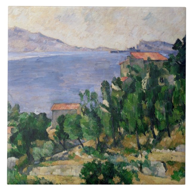 Carreau Vue de Paul Cezanne | de bâti Marseilleveyre et de (Devant)