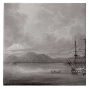 Carreau Vue de Rio De Manille (lithographie)