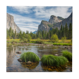 Carreau Vue de vallée en parc national de Yosemite