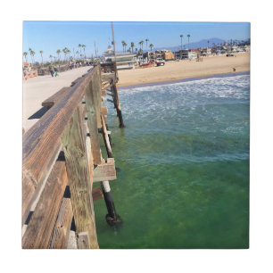 Carreau Vue depuis la jetée, Newport Beach, Californie