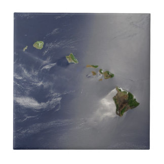 Carreau Vue d'Hawaï de l'espace