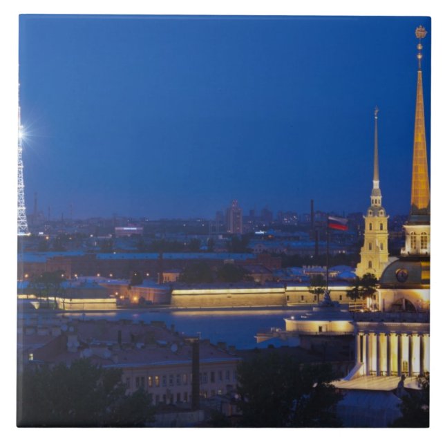 Carreau Vue surélevée de la tour de télévision (Devant)