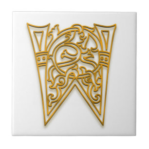 Carreau W Monogramme "Irish Gold" Carrelage en céramique