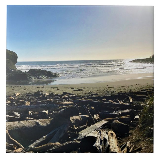Carreau Waikiki Beach, cape Disappointment, Washington (Devant)