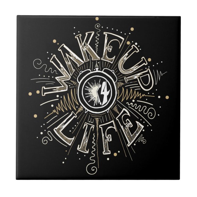 Carreau WAKE UP 4 LIFE quota illustration (Devant)