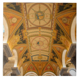 Carreau WASHINGTON, C.C ETATS-UNIS. Plafond de deuxième