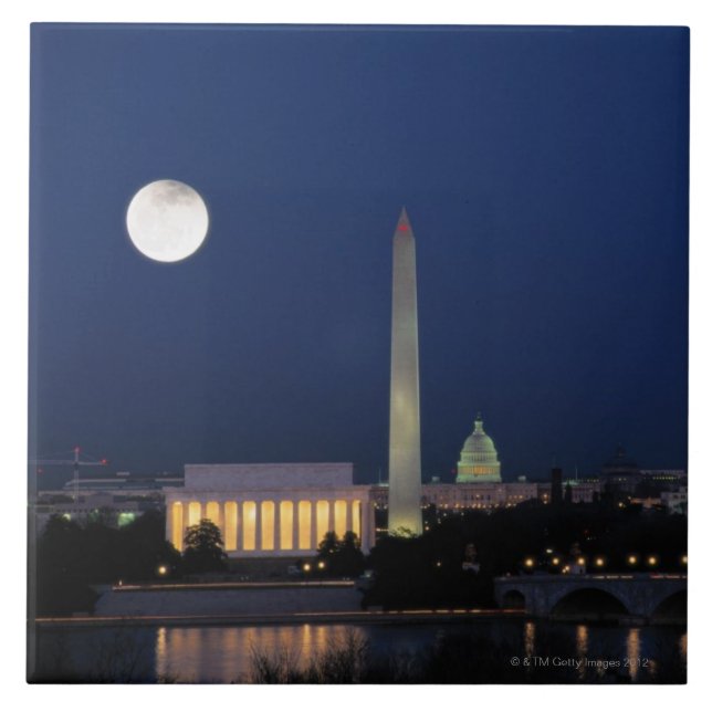 Carreau Washington DC la nuit (Devant)