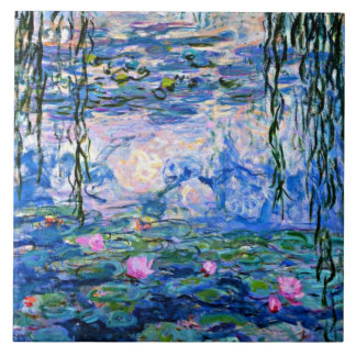 Carreau Water Lilies 1919 par Claude Monet