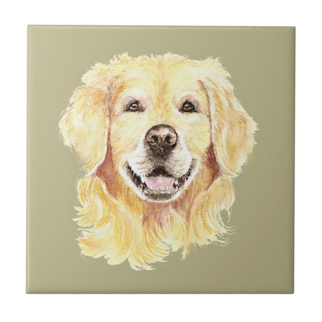 Carreau Watercolor Golden (Devant)