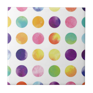 Carreau Watercolor polka dots タイル