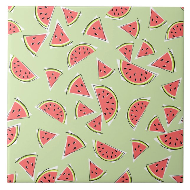 Carreau Watermelon Green Multi (Devant)