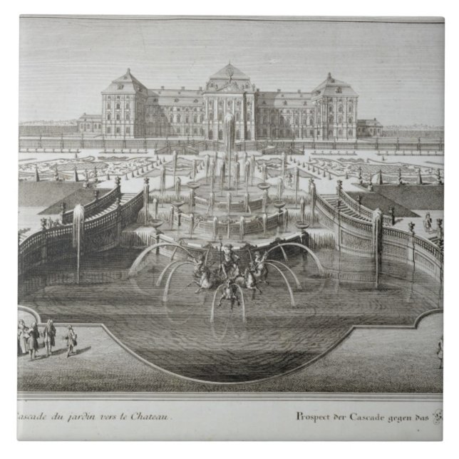 Carreau Weissenstein, vue vers le château de la barre (Devant)