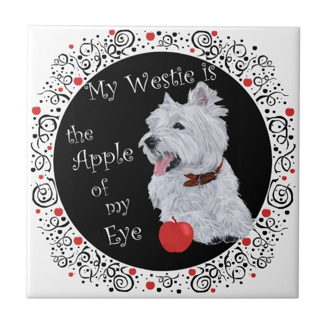 Carreau Westies Apple de Mes Yeux TILE (Devant)
