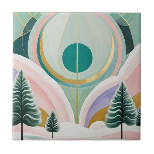 Carreau Whimsical Winter Dreamscape