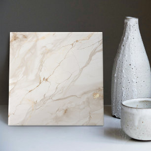 Carreau Whisperpering Winds Faux Marble Tile Impression