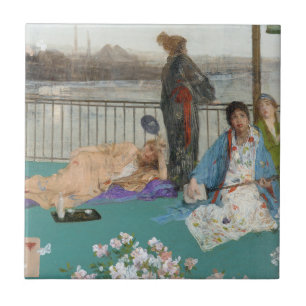 Carreau Whistler - Variations de couleur chair et de vert