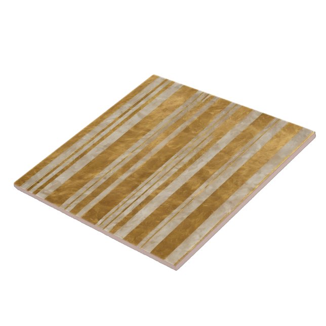 Carreau White Gold Vintage Art Déco Collection tendance (Côté)