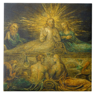 Carreau William Blake   le dernier dîner, 1799 (tempera