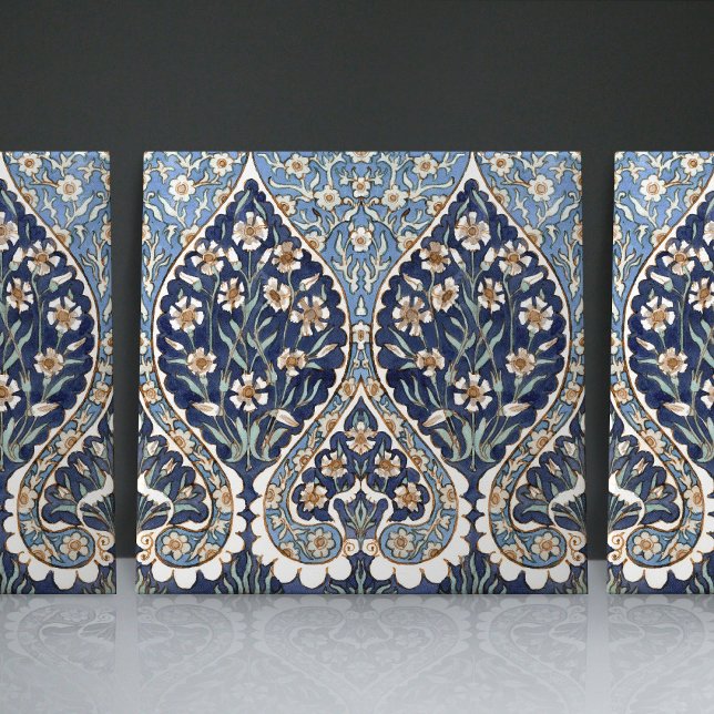 Carreau William De Morgan Inédit Floral Timeless (Créateur téléchargé)