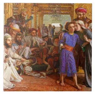 Carreau William Holman Hunt - La découverte du sauveur