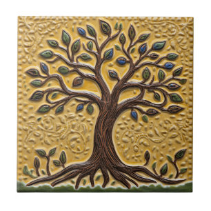 Carreau William Morris Arbre de Vie minimaliste Vintage