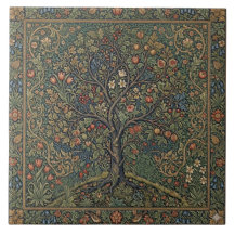 William Morris arbre de vie Vintage préraphaélite