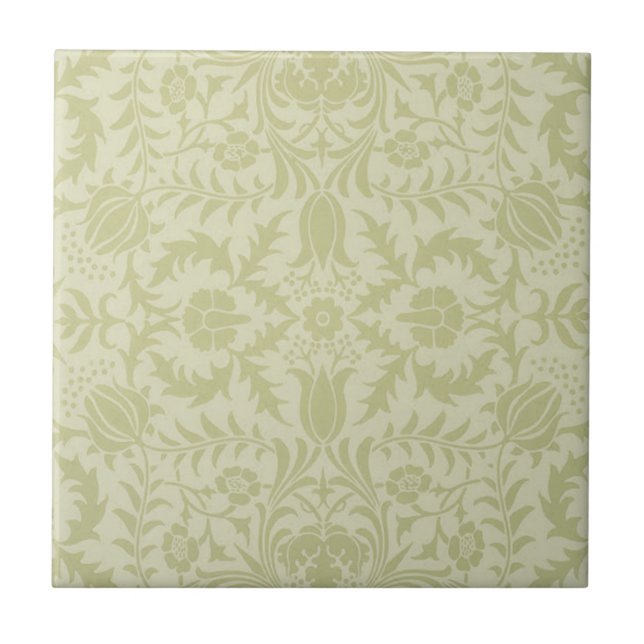 Carreau William Morris Borge Mariage Soft Green (Devant)