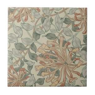 Carreau William * Morris Botanique Rose Vert