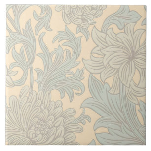 Carreau William Morris Chrysanthemum Motif Carrelage en cé