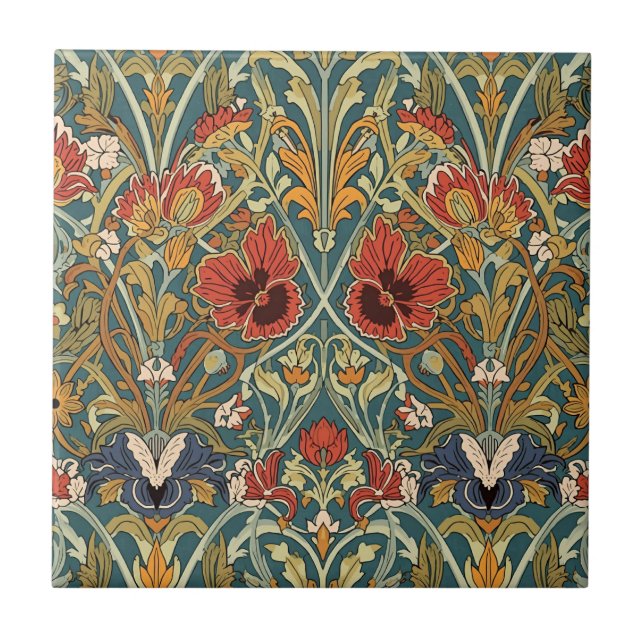 Carreau William Morris Compton Floral Art (Devant)