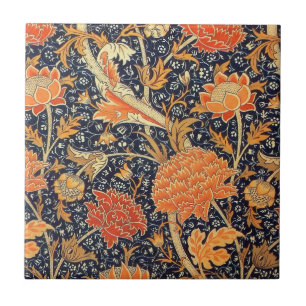 Carreau William Morris Cray Floral Art Nouveau Motif
