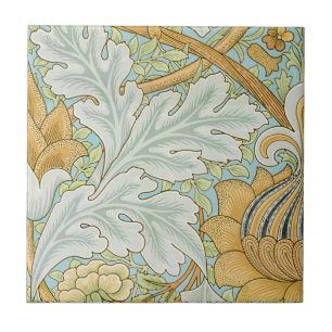 Carreau William Morris - Feuillage Vintage et motif floral